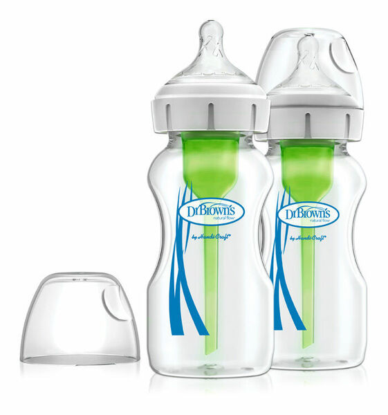 Dr.Browns Kojenecká láhev Anti-colic skleněná 270 ml 2 ks porovnat ceny