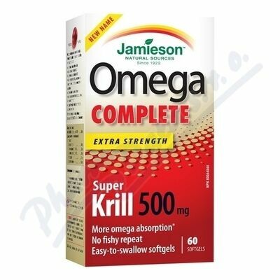 Jamieson Omega COMPLETE Pure Krill 500mg 60 kapslí porovnat ceny