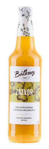 Báťkovy sirupy Zázvorový sirup 500ml porovnat ceny