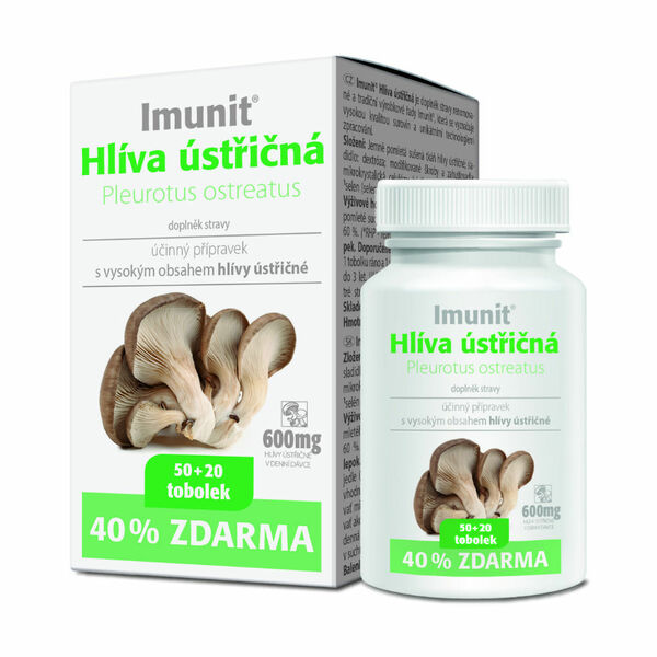 IMUNIT Hlíva ústřičná 50 + 20 kapslí porovnat ceny