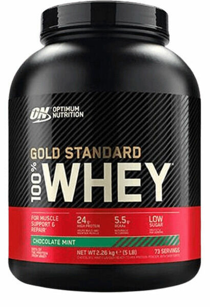 Optimum Nutrition 100% Whey Gold Standard čokoláda máta 2270g porovnat ceny