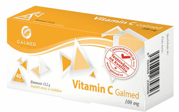 Galmed Vitamin C 100mg 40 tablet porovnat ceny