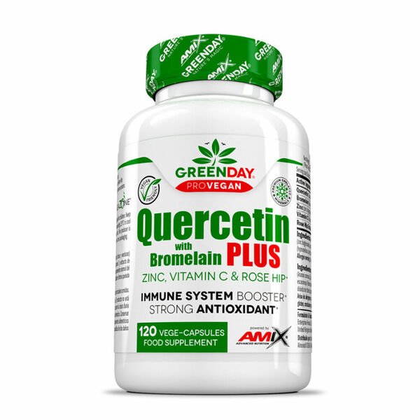 GREENDAY ProVegan Quercetin s bromelainem plus 120 kapslí porovnat ceny