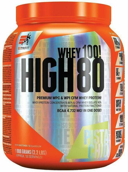 Extrifit High Whey 80 1000g pistácie porovnat ceny
