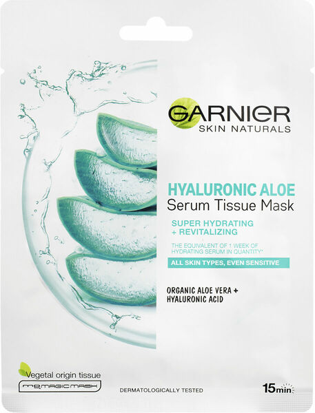 Garnier Textilní hydratační maska Hyaluronic Aloe 32g porovnat ceny