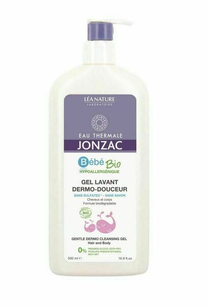 JONZAC Bébé Dětský čisticí gel na vlasy a tělo BIO 500 ml porovnat ceny