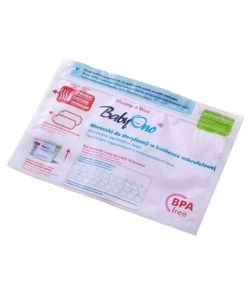 BabyOno  Baby Ono Sáčky pro sterilizaci v mikrovlnné troubě 5ks porovnat ceny