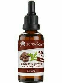 Zdravý den Stevia kapky káva 50ml porovnat ceny