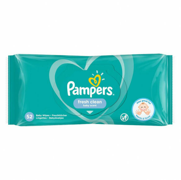 Pampers ubrousky Fresh Clean 52ks porovnat ceny