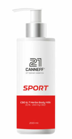 CANNEFF Sport CBD & 7 Herbs body milk 200ml porovnat ceny