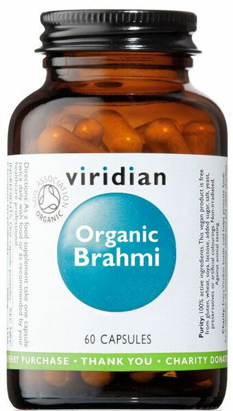 Viridian Organic Brahmi 60 kapslí porovnat ceny