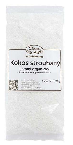 Diana Company Kokos strouhaný jemný organický 200g porovnat ceny