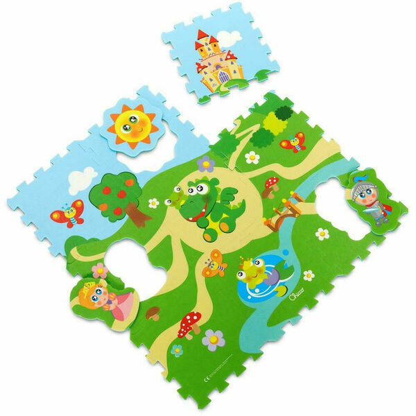 Chicco  Puzzle pěnové Hrad 30x30cm 9ks porovnat ceny