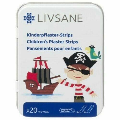 LIVSANE náplast dětská Pirát plech 20ks porovnat ceny