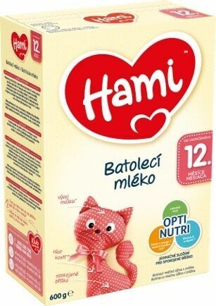Hami batolecí mléko od uk. 12. měsíce 600g porovnat ceny