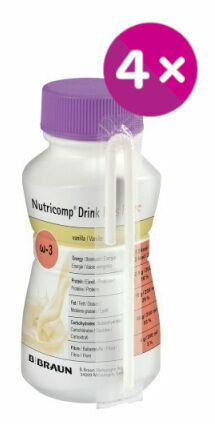 B.Braun Nutricomp Drink Plus Fibre Broskev-meruňka perorální roztok 4x200ml porovnat ceny