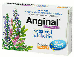 Dr.Muller  Anginal tablety s heřmánkem+slézem 16 tablet porovnat ceny