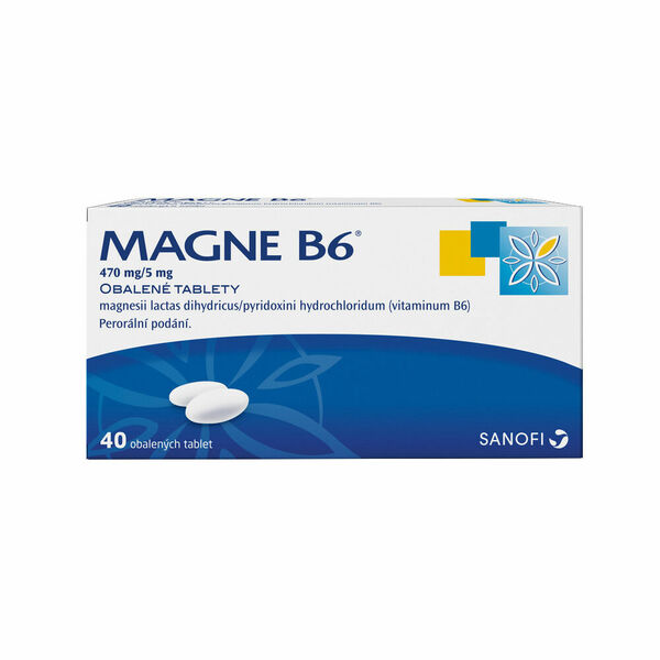 Magne B6 470 mg / 5 mg 40 tablet porovnat ceny