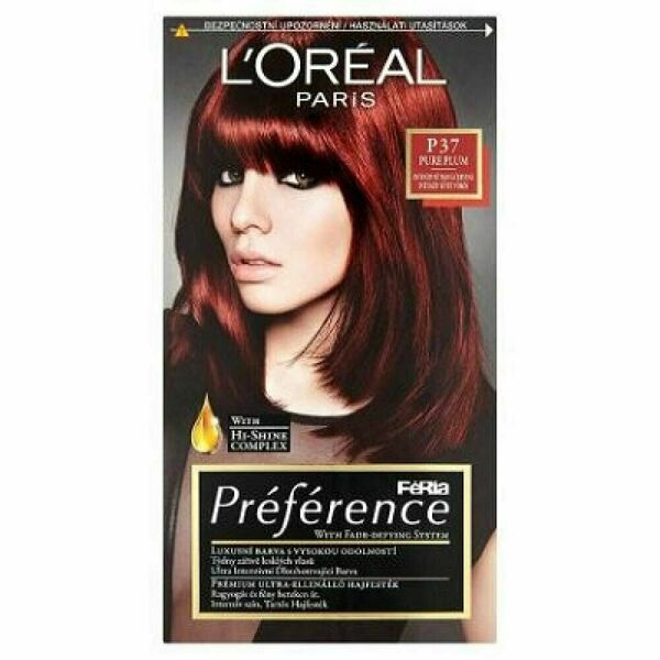 L'ORÉAL Féria Preférence P37 Tmavě červená porovnat ceny
