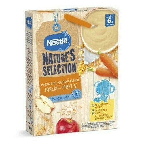 NESTLÉ Mléčná kaše pšen.-oves.Jablko-Mrkev 250g porovnat ceny