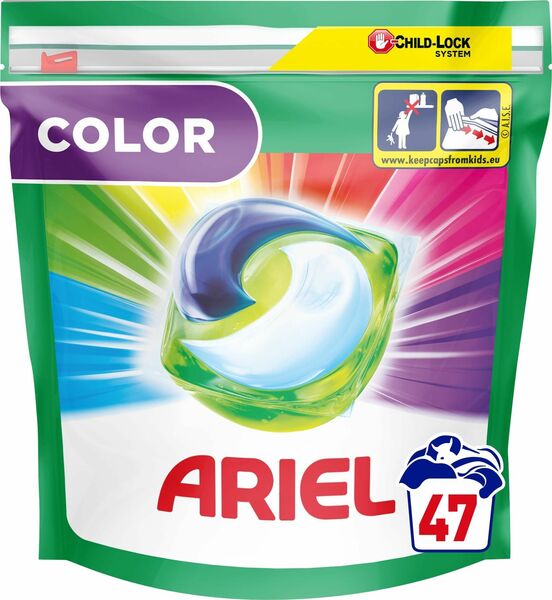 Ariel gelové kapsle Color 47ks porovnat ceny