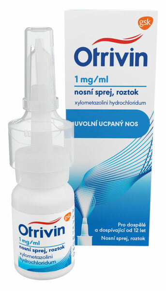 Otrivin 1mg/ml nosní sprej roztok 10ml porovnat ceny