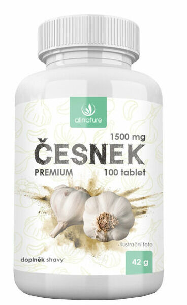 Allnature Česnek 1500mg 100 tablet porovnat ceny