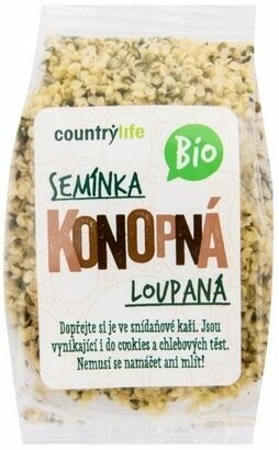 Country Life Konopné semínko loupané BIO 100g porovnat ceny