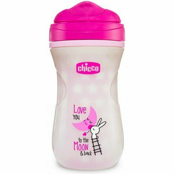 Chicco Hrneček Shiny termo fluoreskující s hubičkou růžový 14m+ 266ml porovnat ceny