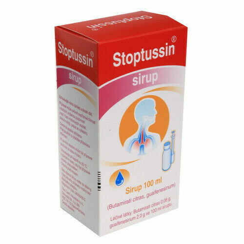 STOPTUSSIN 0,8MG/ML+20MG/ML sirup 1X100ML II porovnat ceny