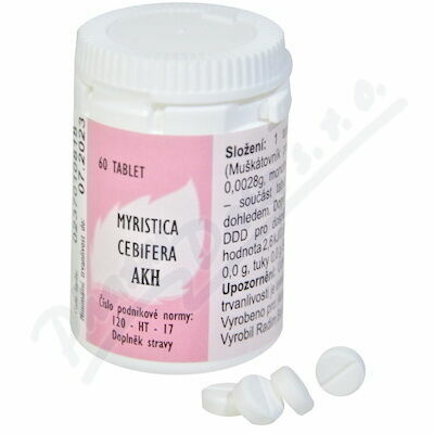 Myristica cebifera AKH por.tbl.60 porovnat ceny
