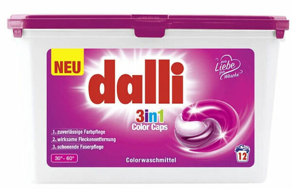 Dalli Color Univerzální prací Kapsle 12 dávek, 318g porovnat ceny