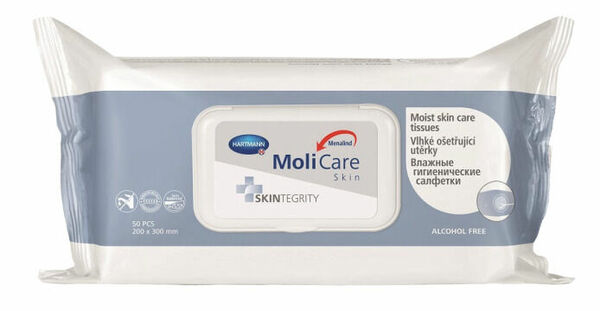 MoliCare Skin Vlhké ošetřující utěrky 50ks porovnat ceny
