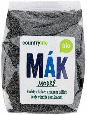 Country Life Mák modrý BIO 250g porovnat ceny