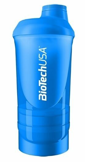 BiotechUSA Shaker Wave+ 600ml(+250ml+100ml) "Schocking Blue" porovnat ceny