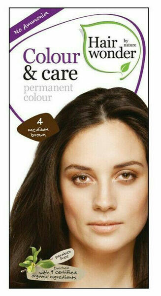 Hairwonder Přírodní dlouhotrvající barva středně hnědá 4 100ml porovnat ceny