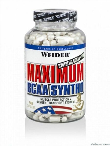 Weider, Maximum BCAA Syntho, 240 kapslí porovnat ceny