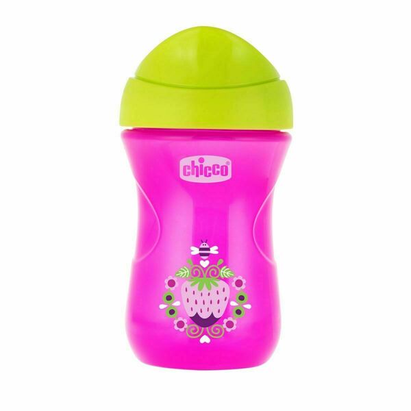 Hrneček Chicco Easy s tvrdým pítkem 266 ml, 12m + - dívka porovnat ceny