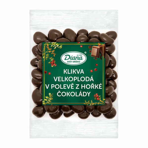 Diana Company Klikva velkoplodá v polevě z hořké čokolády 100g porovnat ceny