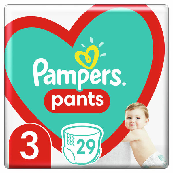 Plenkové Kalhotky Pampers Pants Velikost 3, 29 Plenky, 6kg-11kg porovnat ceny