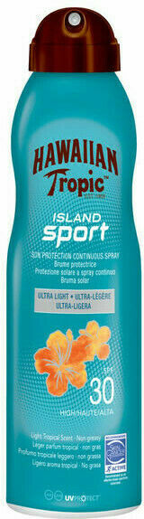 Hawaiian Tropic sprej na opalování SPF 30 Island Sport 220ml porovnat ceny
