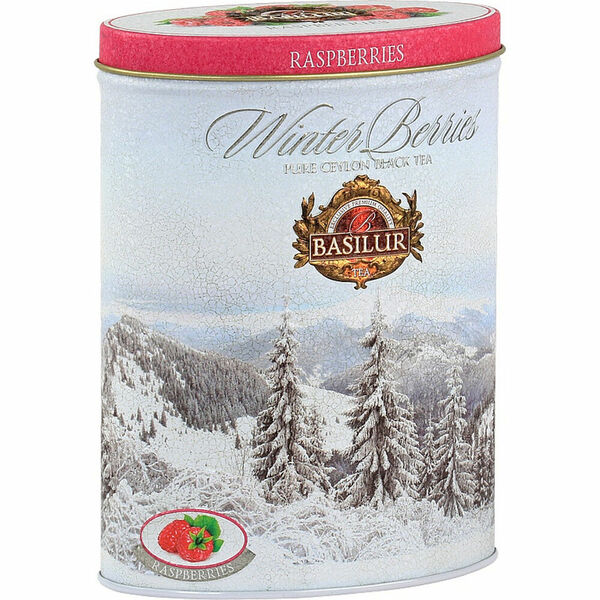 BASILUR Winter Berries Raspberries černý čaj 100 g porovnat ceny