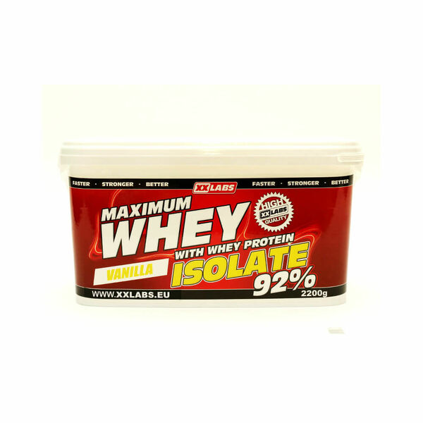 XXLABS Maximum Whey Protein Isolate vanilkový 2200 g porovnat ceny