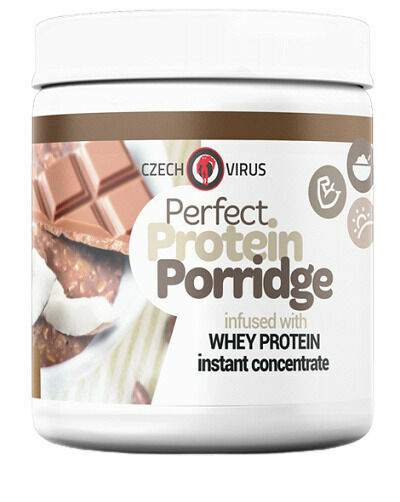 Czech Virus Perfect protein porridge Bílá čokoláda/jablko/skořice 500g porovnat ceny