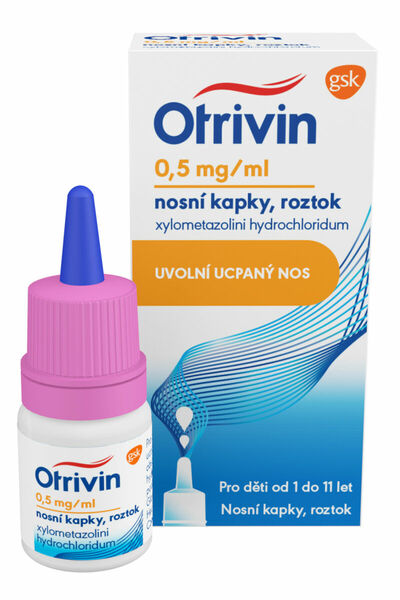 Otrivin 0,5mg/ml nosní kapky 10ml porovnat ceny
