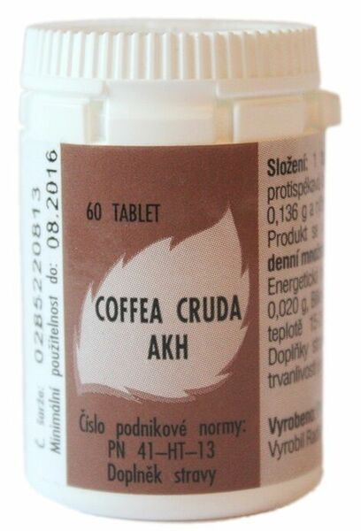 AKH Coffea Cruda 60 tablet porovnat ceny