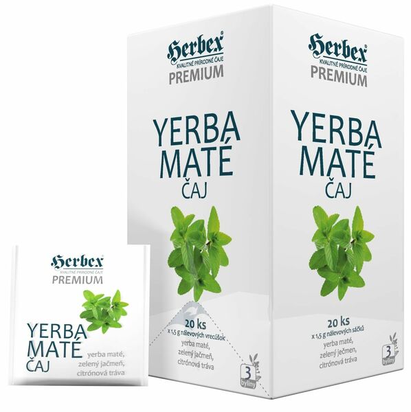 HERBEX Yerba maté čaj 20x1,5g porovnat ceny