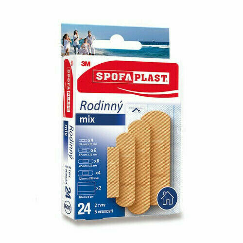3M Spofaplast 603 Rodinný mix 24ks porovnat ceny