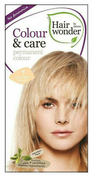 Hairwonder  Haiwonder Přírodní dlouhotrvající barva velmi světlá blond 9 100ml porovnat ceny