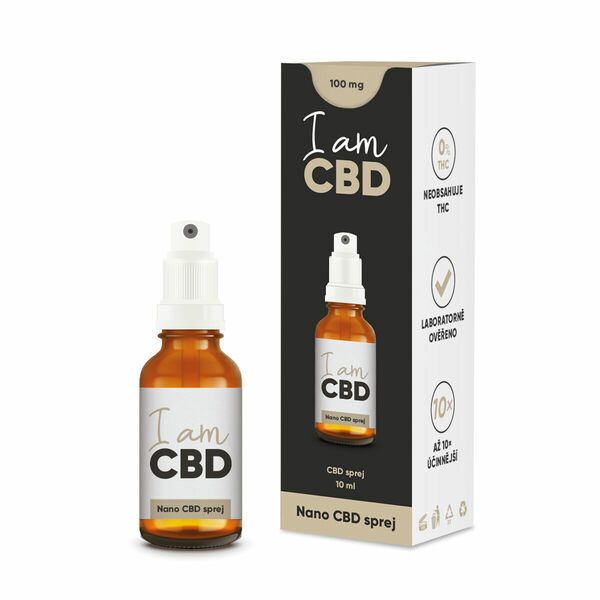 I am CBD Nano CBD sprej 10 ml porovnat ceny